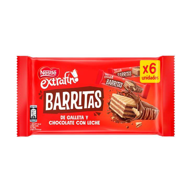 Barritas de chocolate con leche - 6 uds