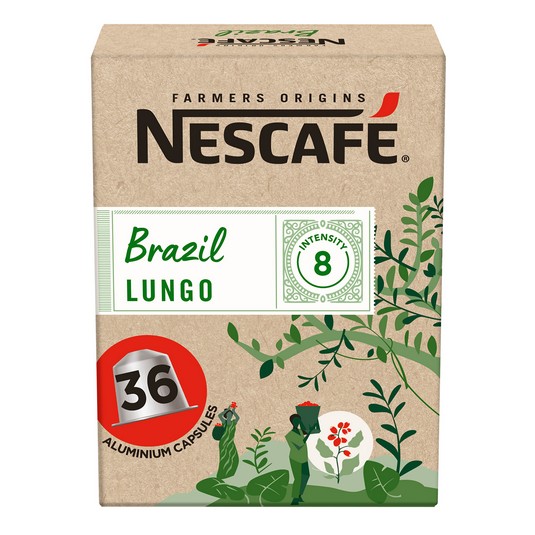 Café cápsulas Brazil Farmers Origins Nestlé - 36 uds