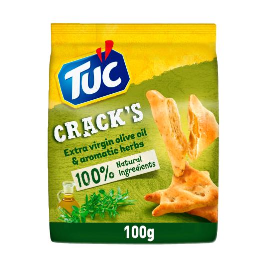 Crackers con aceite de oliva y hierbas 100g