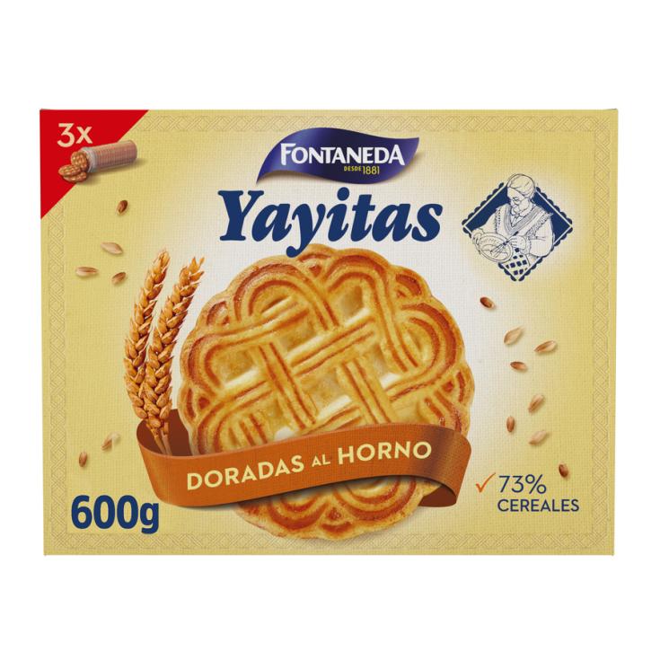 Galletas doradas al horno Yayitas - Fontaneda - 600g