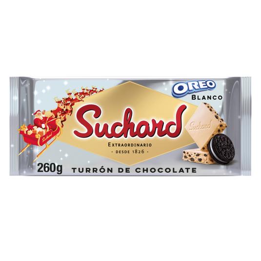 Turrón chocolate blanco con oreo - 260g