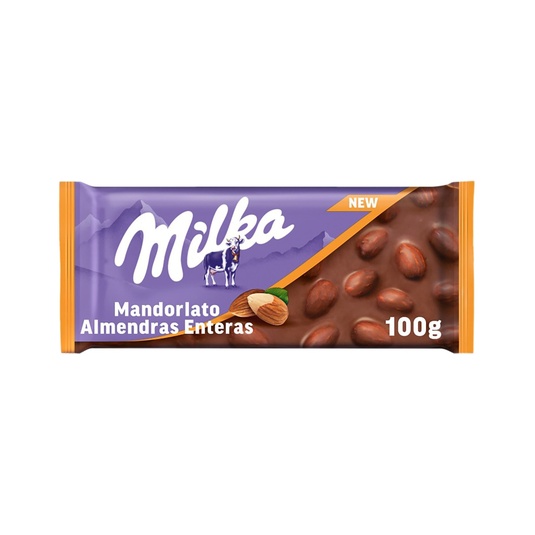 CHOCOLATE CON LECHE Y ALMENDRAS ENTERAS