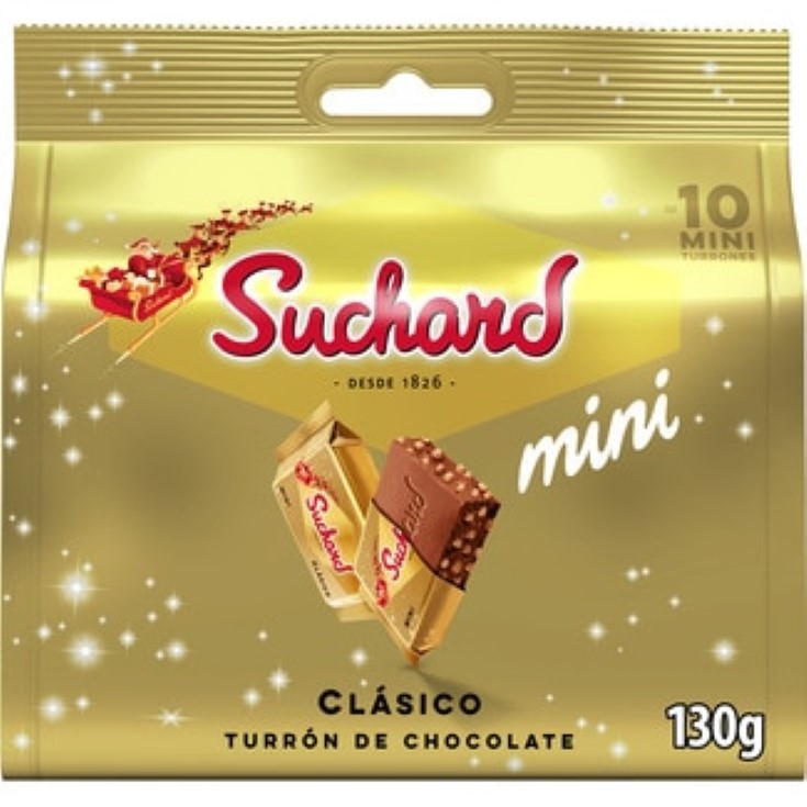 Mini turrón de chocolate Suchard - 10 uds