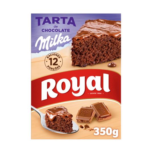 Preparado tarta chocolate Milka - Royal - 350g