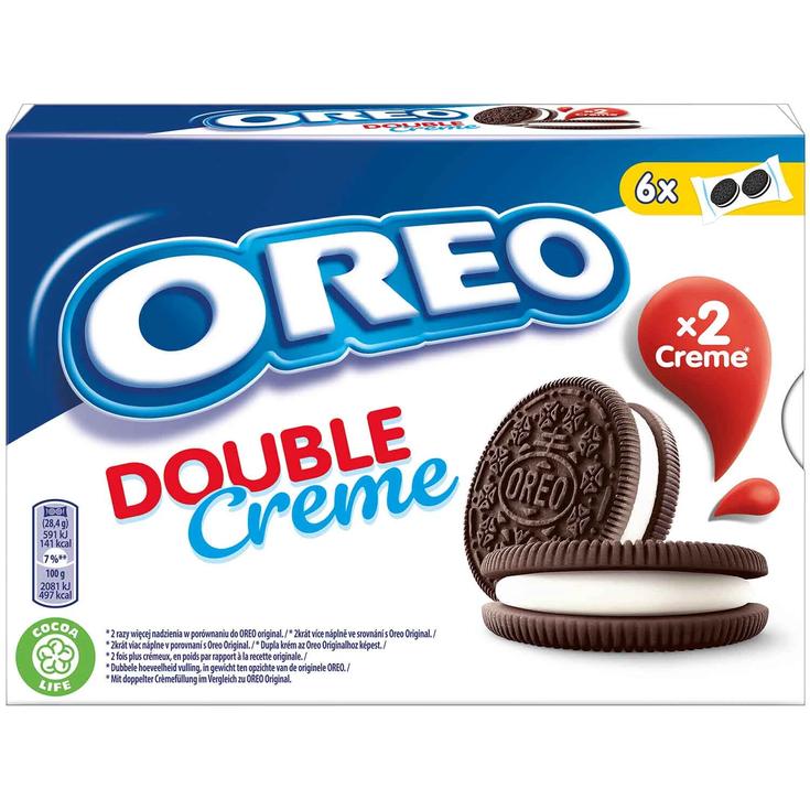 Galletas de chocolate con relleno de doble crema 