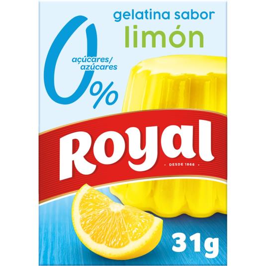 Preparado Gelatina limón 0% 31g