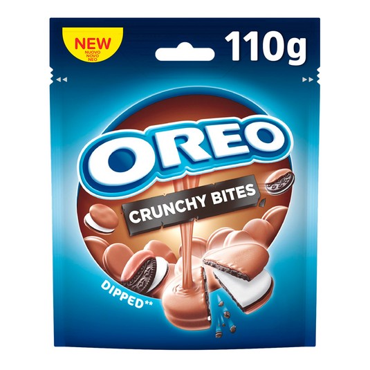 Galletas de chocolate Crunchy bites dipped - Oreo - 110g