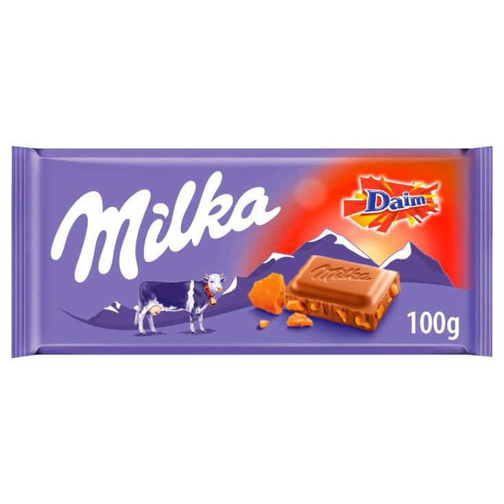 Chocolate con trozos chocolate Milka - 100g