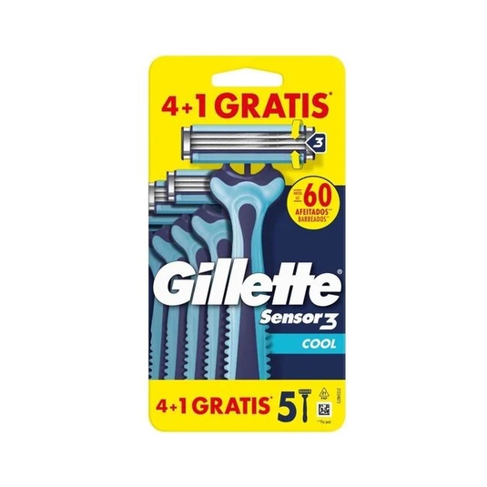 Maquinilla de afeitar desechable Sensor 3 Cool 5 hojas