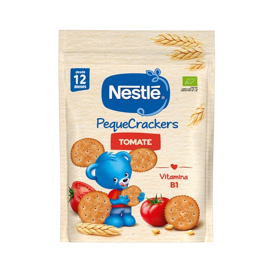 PequeCrackers infantiles tomate ecológicos desde 12 meses 