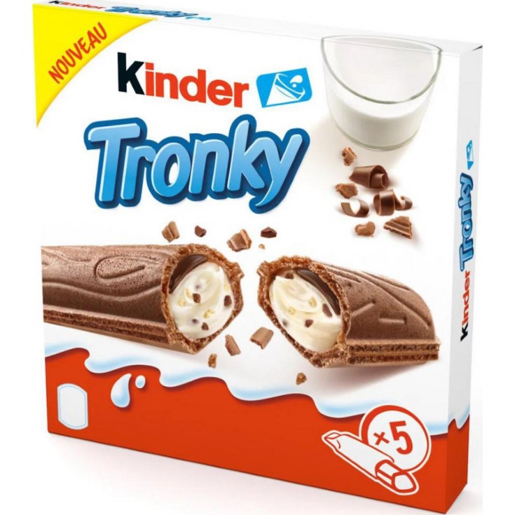 Barritas galleta de chocolate relleno de cremoso Kinder 