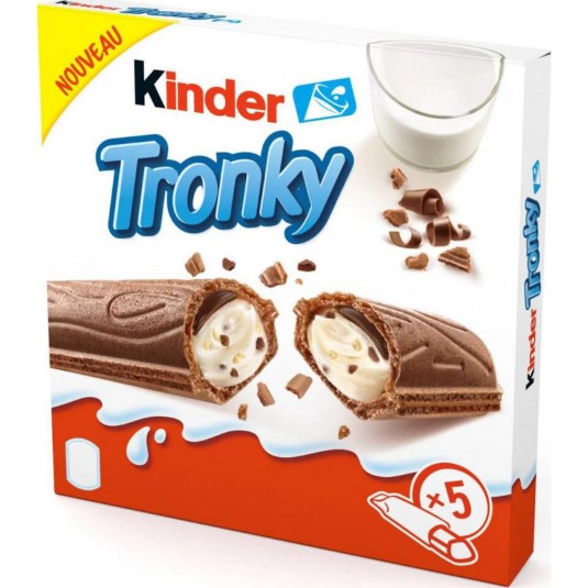 Barritas galleta de chocolate relleno de cremoso Kinder 