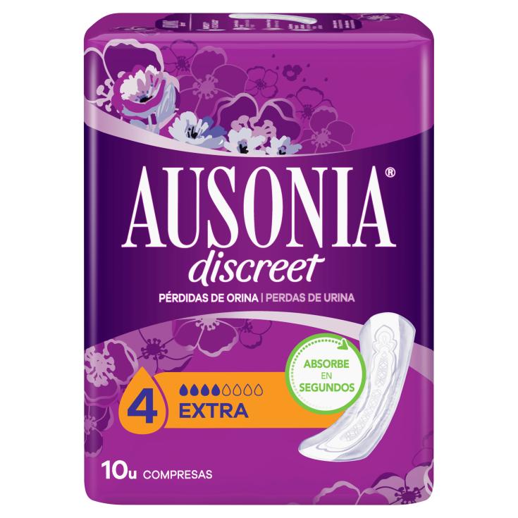 Compresas Discreet Extra - Ausonia - 10 uds