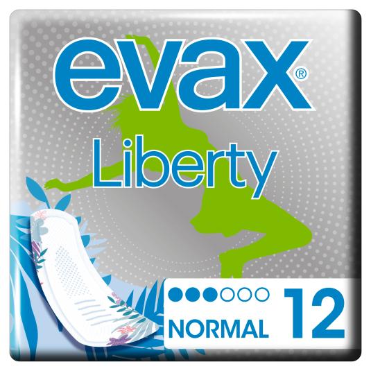 Compresas Liberty Normales - Evax - 12 uds