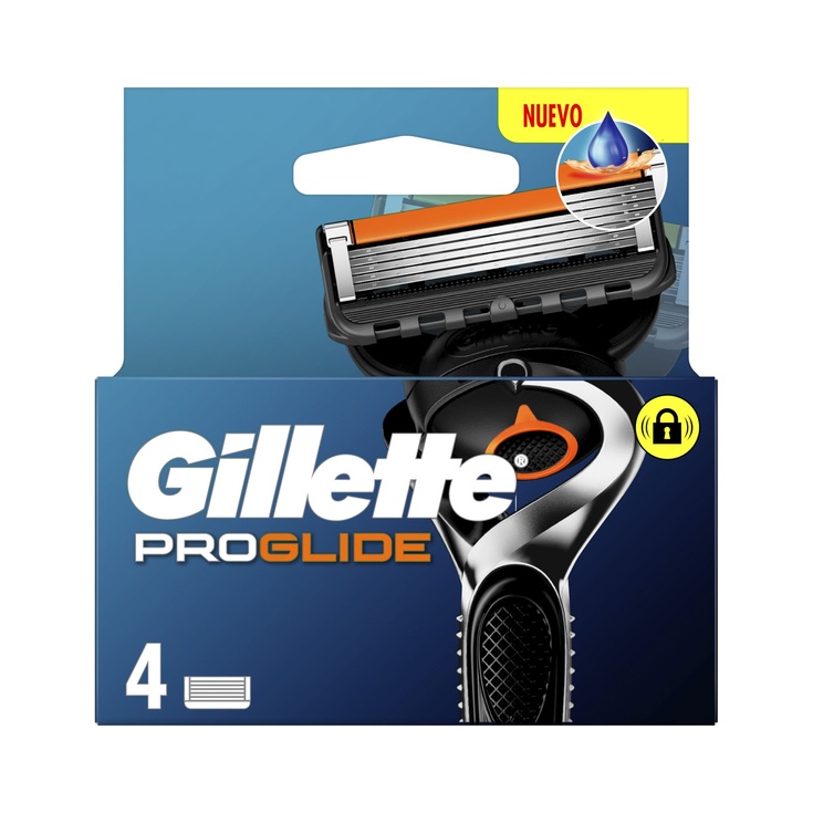 Gillette Recambio maquinilla gillette proglide 5 hojas 4uds