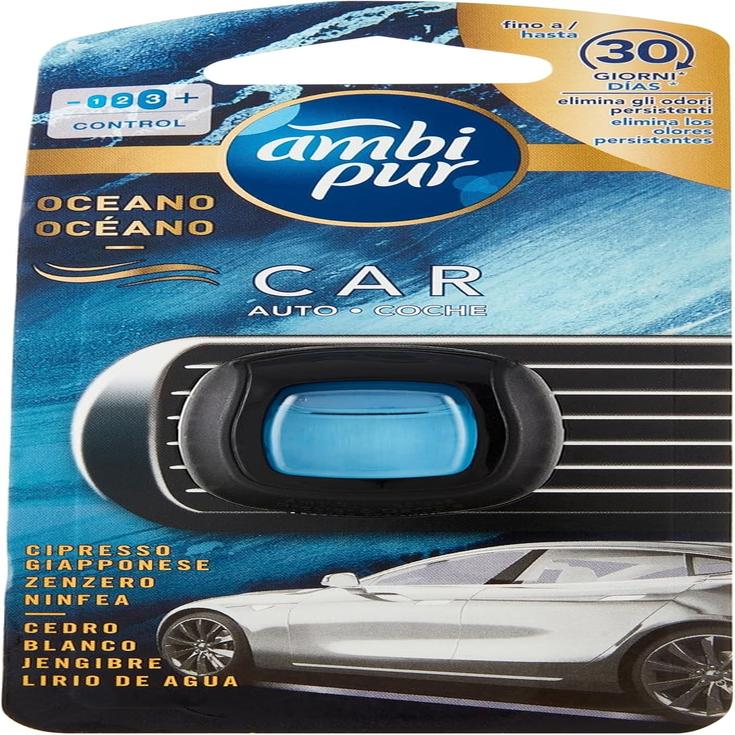 Ambientador para coche fragancia océano
