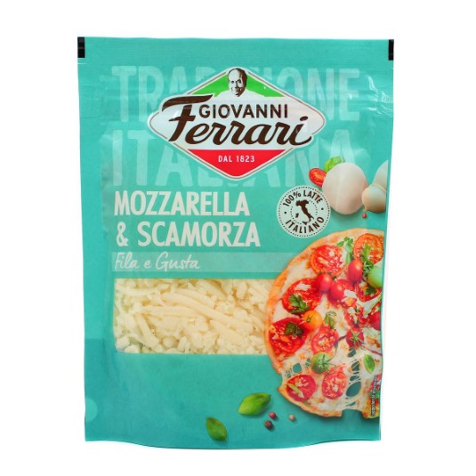 Queso rallado mozzarella y scarmoza - 135g