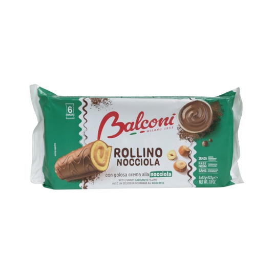 Rollino Avellana Y Chocolate,6 Unid 222 g