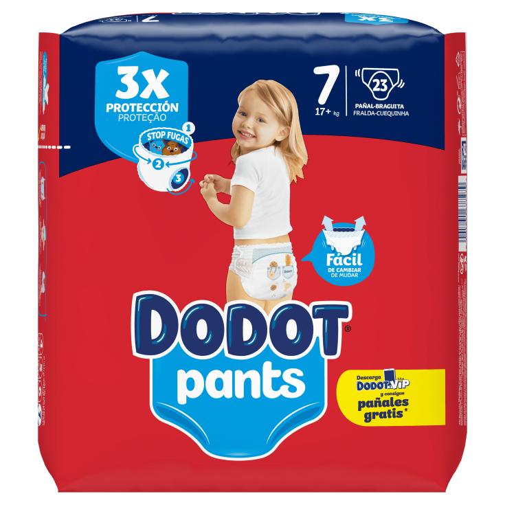 Pants pañal & braguita unisex de 12 a 17 kg talla 5 paquete 30 unidades ·  DODOT · Supermercado El Corte Inglés El Corte Inglés