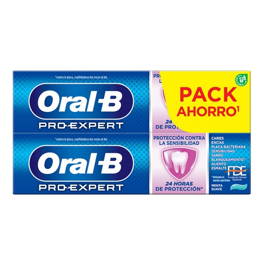 Dentífrico Pro-Expert Sensibilidad - Oral B - 2x75ml