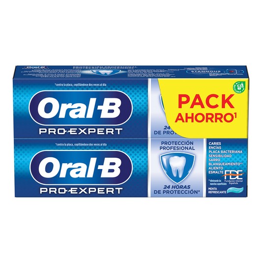 Dentífrico protección profesional Pro-Expert Oral B - 2x75ml