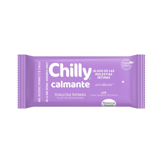 Toallitas higiene íntima pocket Calmante Anti Odor pH 5