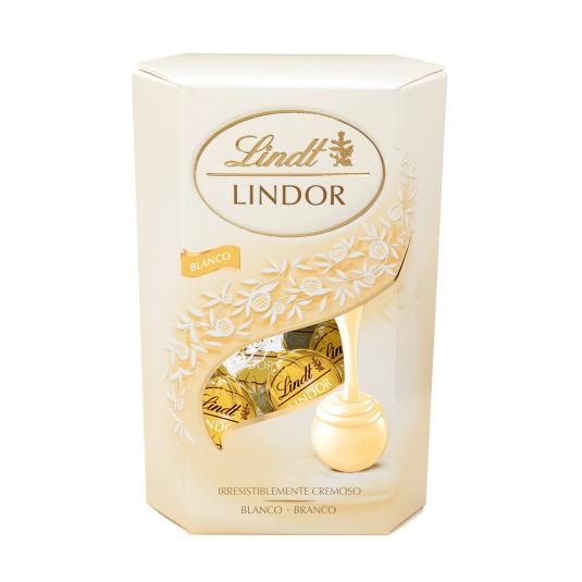 Bombones de chocolate blanco Lindor - Lindt - 200g