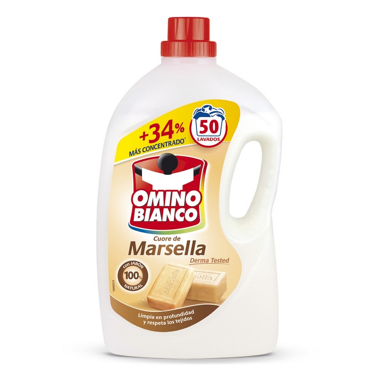 Detergente Líquido Marsella 50 lavados Detergente Líquido Marsella 50 lavados