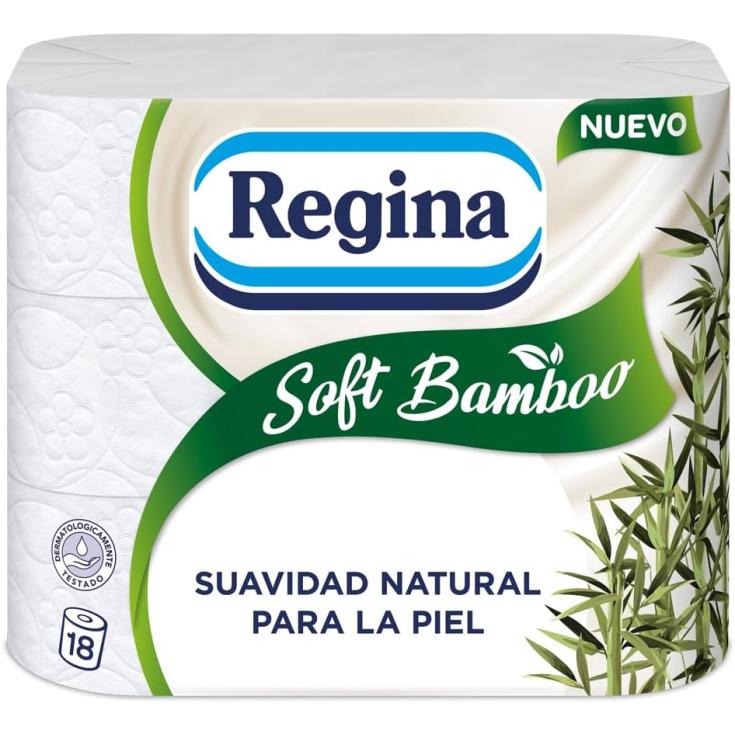 Papel higiénico soft bamboo - 18 uds