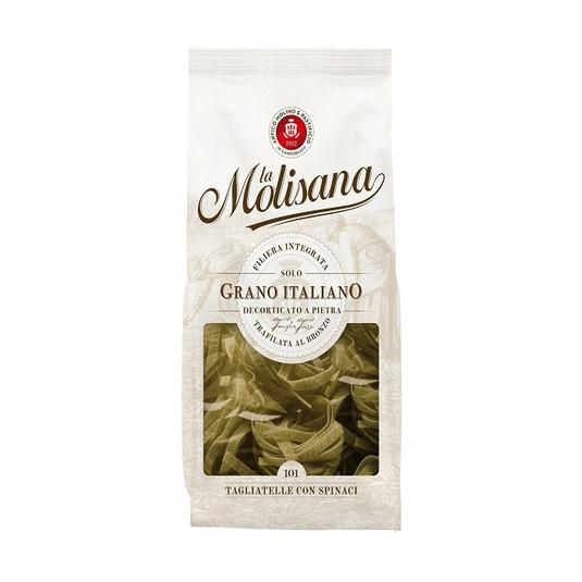 Tagliatelle con de espinacas 