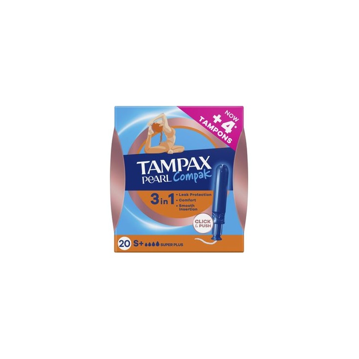 Tampon Super Plus Compak Pearl