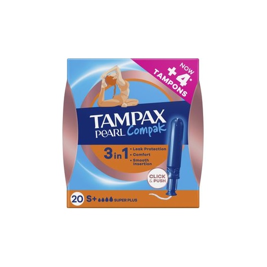 Tampon Super Plus Compak Pearl