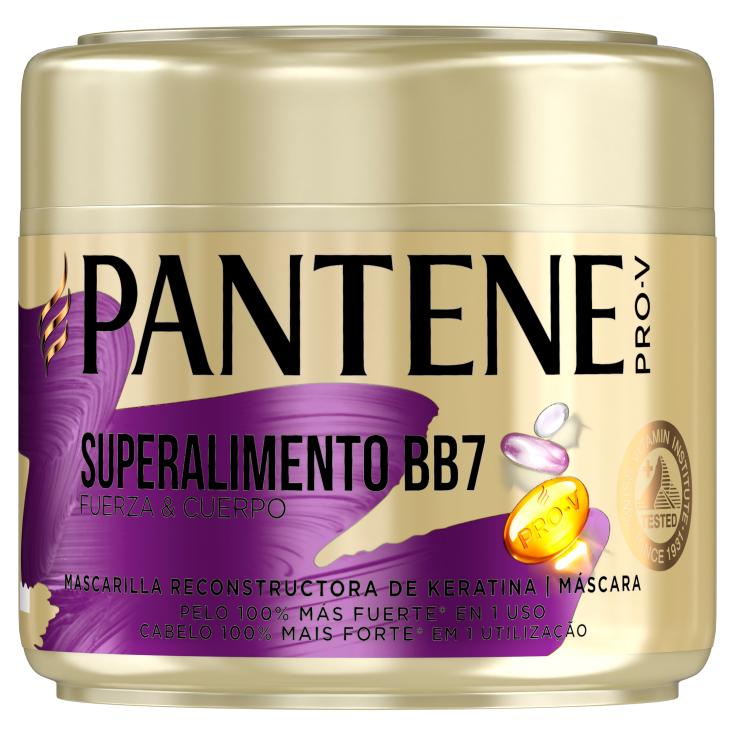 Mascarilla de Keratina Superalimento BB7, Pantene Mascarilla de Keratina Superalimento BB7, Pantene