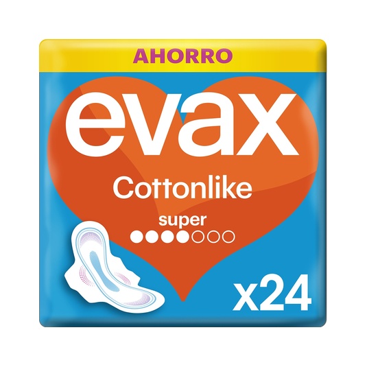  Compresa con alas super bolsa 24 unidades