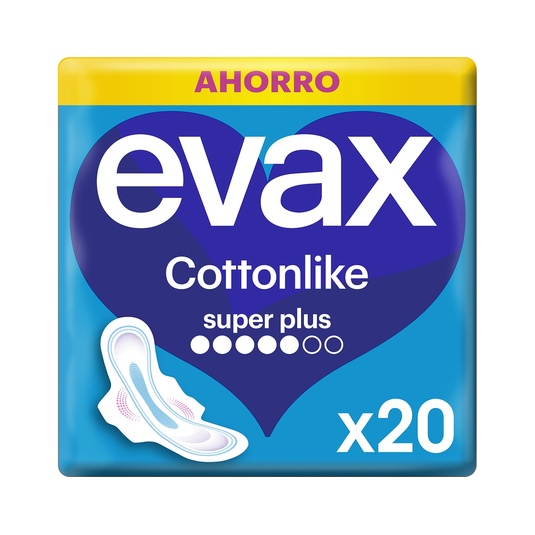  Compresa con alas super plus bolsa 20 unidades