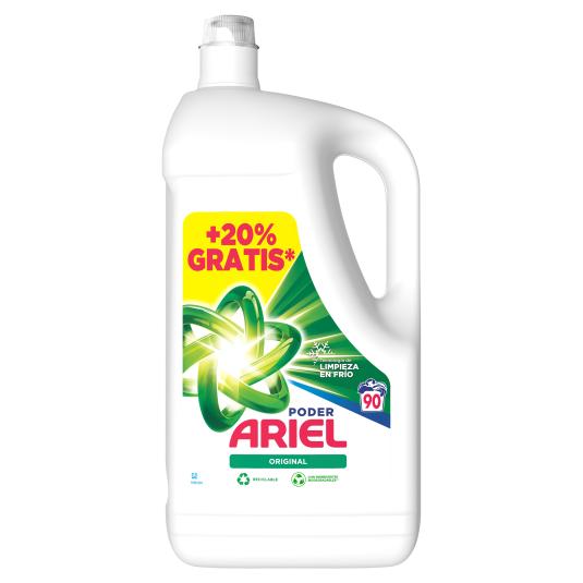 Detergente líquido original - Ariel - 90 lavados