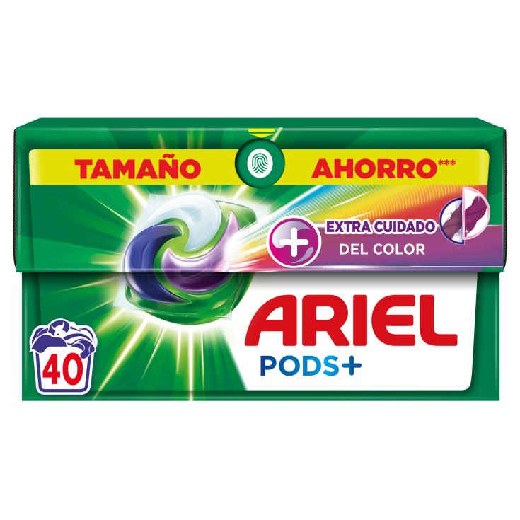 Detergente en cápsulas especial color Ariel - 40 lavados