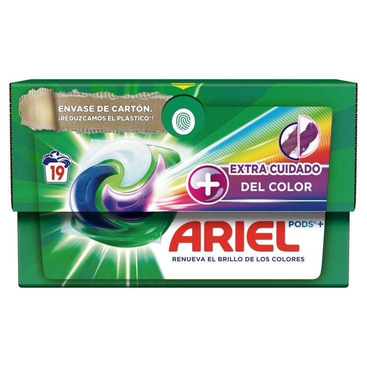 Detergente cápsulas all in 1 color - Ariel - 19 lavados