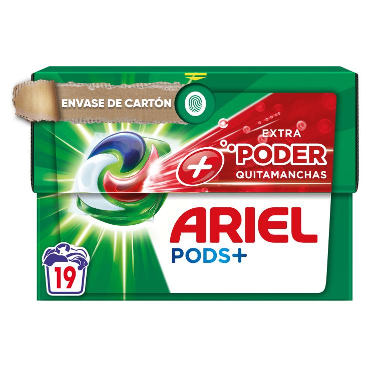 Detergente cápsulas all in 1 extra - Ariel - 19 lavados