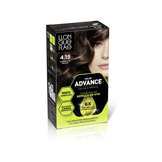 LLONGUERAS COLOR ADVANCE TINTE 4.15 CHOCO HELADO