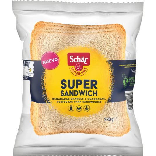 Super Sandwich rebanadas pan de molde 280g
