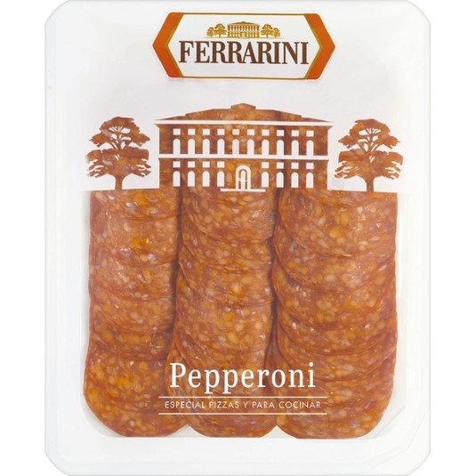 Pepperoni italiano especial pizzas y cocinar Ferrarini - 90g