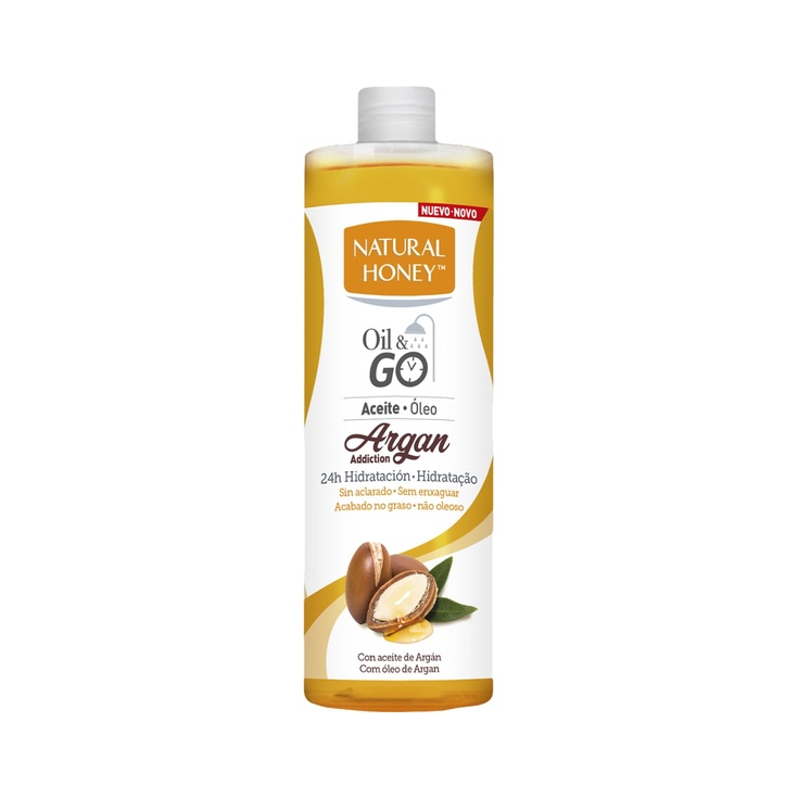 Aceite corporal hidratante Oil&Go Argán con aceite de argán