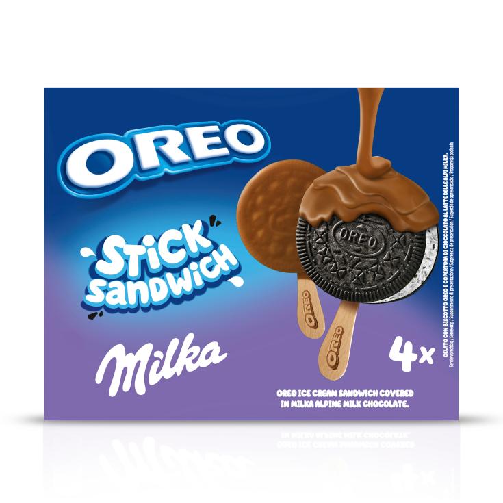 Sandwich Stick con Chocolate Milka - Oreo - 4x75ml