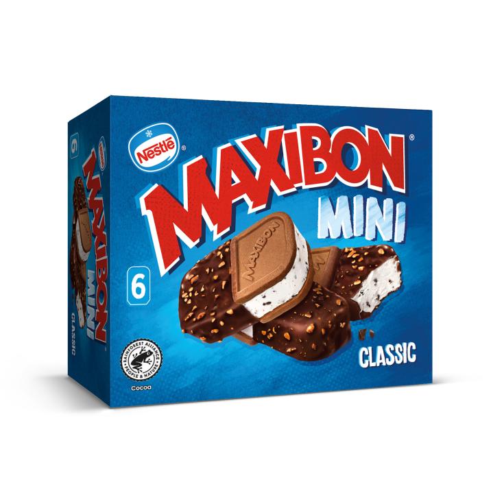 Mini sándwich clásico con nata Maxibon - 6 uds