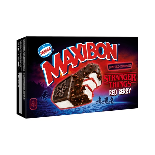 Helado De Sándwich Stranger Things, Pack 4 X 94 G