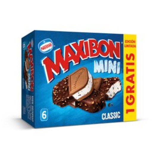 Helado Mini Bombon nata 6x35g