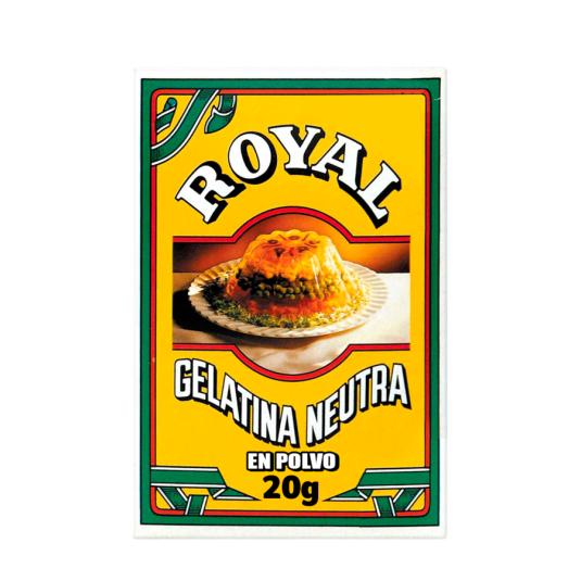 Gelatina Neutra en Polvo - Royal - 2x10g
