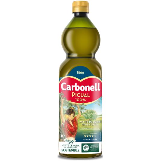 Aceite de oliva virgen extra Picual Carbonell - 1l