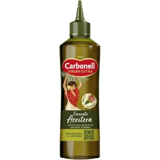 Aceite de oliva virgen extra tapón dosificador